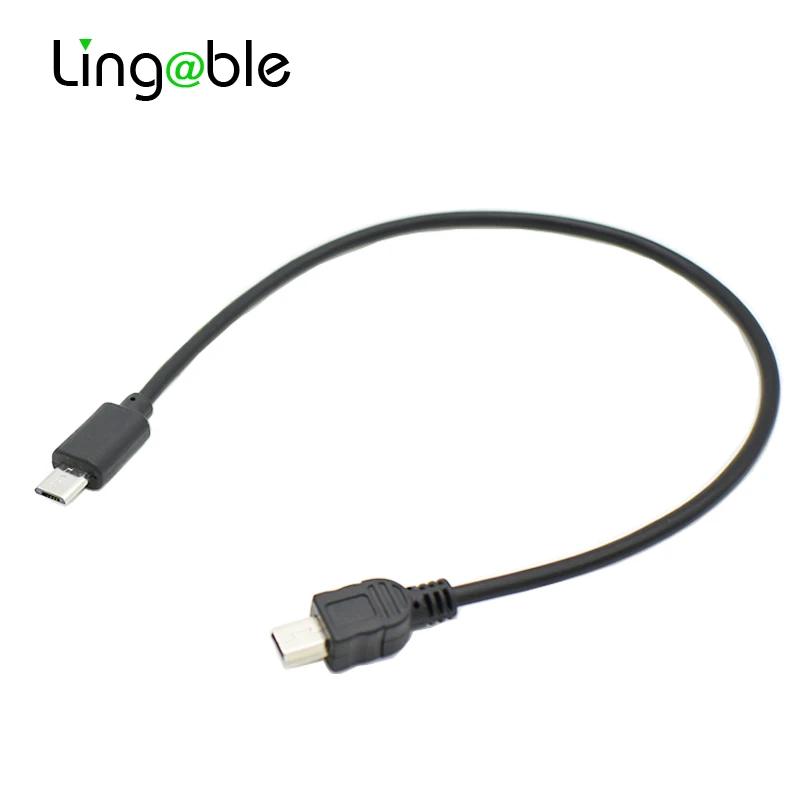 Lingable ũ USB 2.0  ̴ USB 5pin    ̺ OTG ȯ  ̺ 30CM ũ usb ̴ usb
